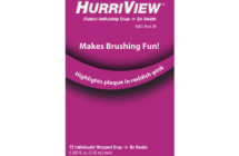 HURRIVIEW® PLAQUE INDICATING SNAP -N- GO SWABS – BOX OF 72